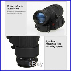 HD Infrared Night Vision Telescope Tactical Rifle Scope Hunting Kit No Helmet