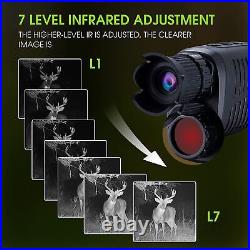 HD Night Vision Device Infrared 5x Digital Hunting Camera Kit Telescope & Tripod