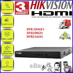 HIKVISION 16CH CCTV FullHD DVR 1080P NightVision Camera Home Security System Kit