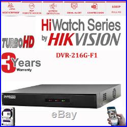 HIKVISION 16CH HD DVR 1080P Night Vision Camera Home Security CCTV System Kit