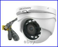 HIKVISION 4K Security Camera System Kit 2MP 8CH Turbo HD DOME 1080P W /HDD