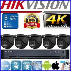 HIKVISION 8MP 4K CCTV DVR NIGHT. V IN/ OUTDOOR DOME Viper Pro CAMERAS FULL KIT