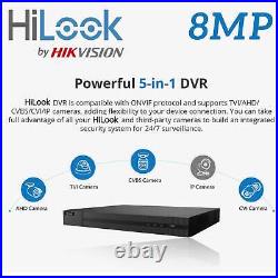 HIKVISION 8MP COLORVU CCTV SYSTEM UHD 8MP DVR 4K 24/7 COLORVu OUTDOOR CAMERA KIT