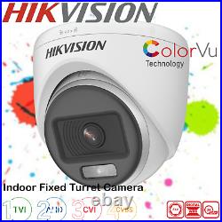HIKVISION CCTV KIT Surveillance system Indoor ColorVu Camera 1080P Night Vision