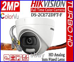 HIKVISION CCTV SECURITY SYSTEM 2MP 5MP CAMERA ColorVU Outdoor Night Vision Kit