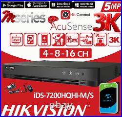 HIKVISION CCTV SECURITY SYSTEM 5MP AUDIO MIC CAMERA ColorVU Outdoor Night Vision