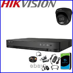 HIKVISION CCTV SECURITY SYSTEM 5MP AUDIO MIC CAMERA ColorVU Outdoor Night Vision