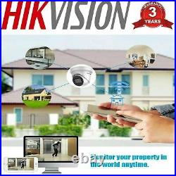 HIKVISION Dahua 8MP 4K CCTV SYSTEM POE 8CHANNEL NVR TURRET IP CAMERA BUNDLE KIT