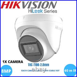 HIKVISION HILOOK CCTV SYSTEM DVR DOME 60 m IR NIGHT VISION OUTDOOR CAMERA KIT