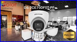 HIKVISION INDOOR 1080P CCTV COLORVU CAMERA FULL HD 4CH DVR SYSTEM Night Vision