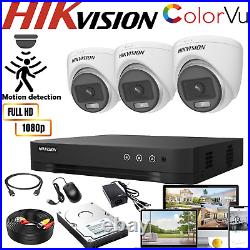 HIKVISION Indoor security ColorVu camera System Night vision 1080P Full HD KIT