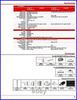 HIKVISION T7104Q1TA 4 CHANNEL DVR /4 TURRET Camera Kit /1TB/PWR/CAB(Refurbished)