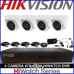 HIWATCH CCTV HD 1080P 2MP Night Vision Outdoor DVR Home Security System Kit 2TB