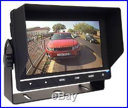 Heavy Duty 7 Dash Monitor and polished Stainless Steel Bracket Reversing camera