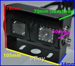 Hi-Res Mirror Easy-Fit Reversing Camera kit -Black Twin Lens CCD Camera- EW3222B