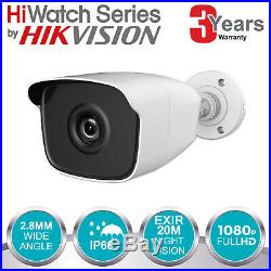 Hikvision 1080p Bullet Cctv Camera System Full Hd 20m Night Vision Kit Wd 1tb Uk