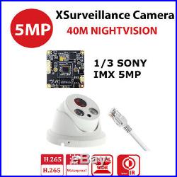 Hikvision 16ch 8mp Cctv System Ip Poe Uhd Nvr 4k 5mp 40m Nightvision Camera Kit