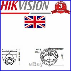 Hikvision 16ch Kit 5mp 4k Uhd Cctv System Outdoor 20m Exir Night Vision Camera