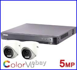 Hikvision 2 Camera Colour Vu 5mp Kit