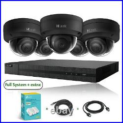 Hikvision 4k Cctv System Ip Poe 8mp Audio Camera Nightvision Security Kit (grey)
