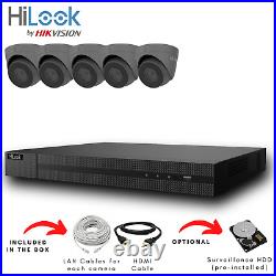Hikvision 4k Cctv System Ip Poe 8mp Audio MIC Night Vision Security Kit Grey