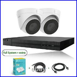 Hikvision 4k Cctv System Ip Poe 8mp Uhd Audio Camera Night Vision Security Kit