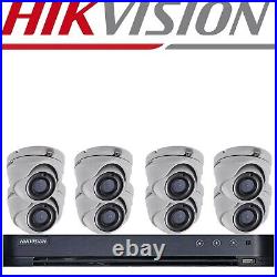 Hikvision 4k Cctv System Uhd 4/8ch Dvr 5mp In / Outdoor Night Vision Camera Kit