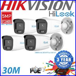 Hikvision 4k Colorvu Ip Poe Cctv Nvr System 5mp Camera Night Vision Security Kit