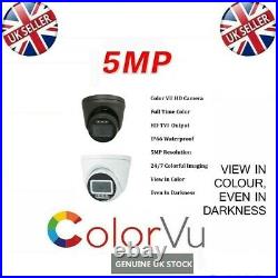 Hikvision 5mp Cctv Hd Colorful Night Vision Outdoor Dvr Home Security System 1tb