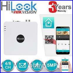 Hikvision 5mp Cctv System Dvr 4ch 8ch Hd Outdoor Dome Camera Home Security Kit