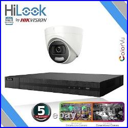 Hikvision 5mp Colorvu Cctv System Dvr Nightvision Surveillance Camera Kit Bundle