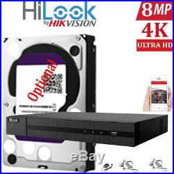 Hikvision 8CH DVR 4K 8MP CCTV Camera 25M Night Vision Home Security System Kit