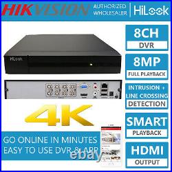 Hikvision 8MP 4K UHD 8CH 16CH DVR Dome Camera Professional CCTV System Kit Trade