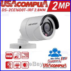 Hikvision 8 Ch Security System Kit 4 Camera Bullet, Tvi/full 1080p/h264+/1tb Hdd