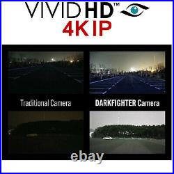 Hikvision 8mp 4k Uhd Cctv System Poe 8ch Channel Nvr Darkfighter Dome Camera Kit