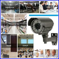 Hikvision 8mp Cctv 4k Uhd Dvr 4ch 8ch System Varifocal Zoom Camera Security Kit