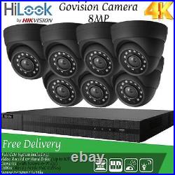 Hikvision 8mp Cctv System Uhd Dvr 4ch 8ch In/outdoor Camera Home Security Kit Uk