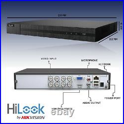 Hikvision 8mp Colorvu 4k Cctv System Dvr Outdoor Security 4x Camera Kit (1000gb)
