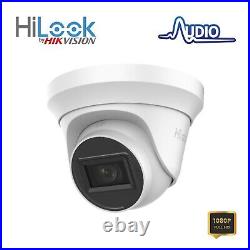 Hikvision Audio Cctv Camera Kit Hilook MIC System Hdmi Dvr Night Vision Outdoor