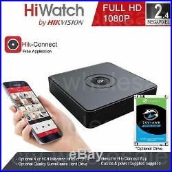Hikvision CCTV 1080P HD 2.4MP Outdoor Night Vision Home DVR Security System Kit^