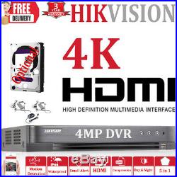 Hikvision CCTV FULL HD 1080P Night Vision Outdoor DVR Home Security System Kit