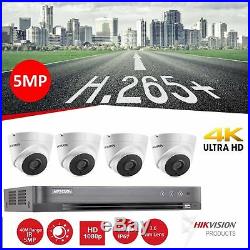 Hikvision CCTV HD1080P 5MP Night Vision H. 265+ DVR Home Security System Kit 8CH