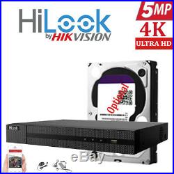 Hikvision CCTV HD 1080P 5MP 40M NightVision Outdoor DVR Home Security System Kit