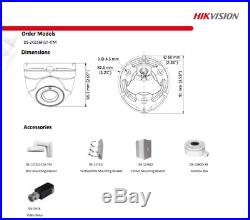 Hikvision CCTV HD 1080P 5MP Night Vision Outdoor DVR Home Security System Kit^