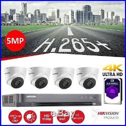 Hikvision CCTV HD 1080P 5MP Night Vision Outdoor DVR Home Security System Kit 2