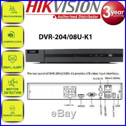 Hikvision CCTV HD 1080P 8MP 5MP NightVision Outdoor DVR Home Security System Kit