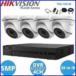 Hikvision CCTV HD 4K 5MP Night Vision Outdoor DVR Home Security System Kit Whit