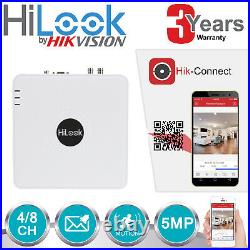 Hikvision CCTV HD 5MP Colour Cast Camera Night Vision DVR Home Security Kit 1080