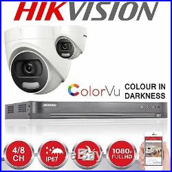 Hikvision CCTV HD 5MP Colour Vu Night Vision Home Security System Kit