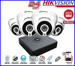 Hikvision CCTV KIT 4CH 8CH HD 1080P 2.4MP Night Vision DVR Home Security System